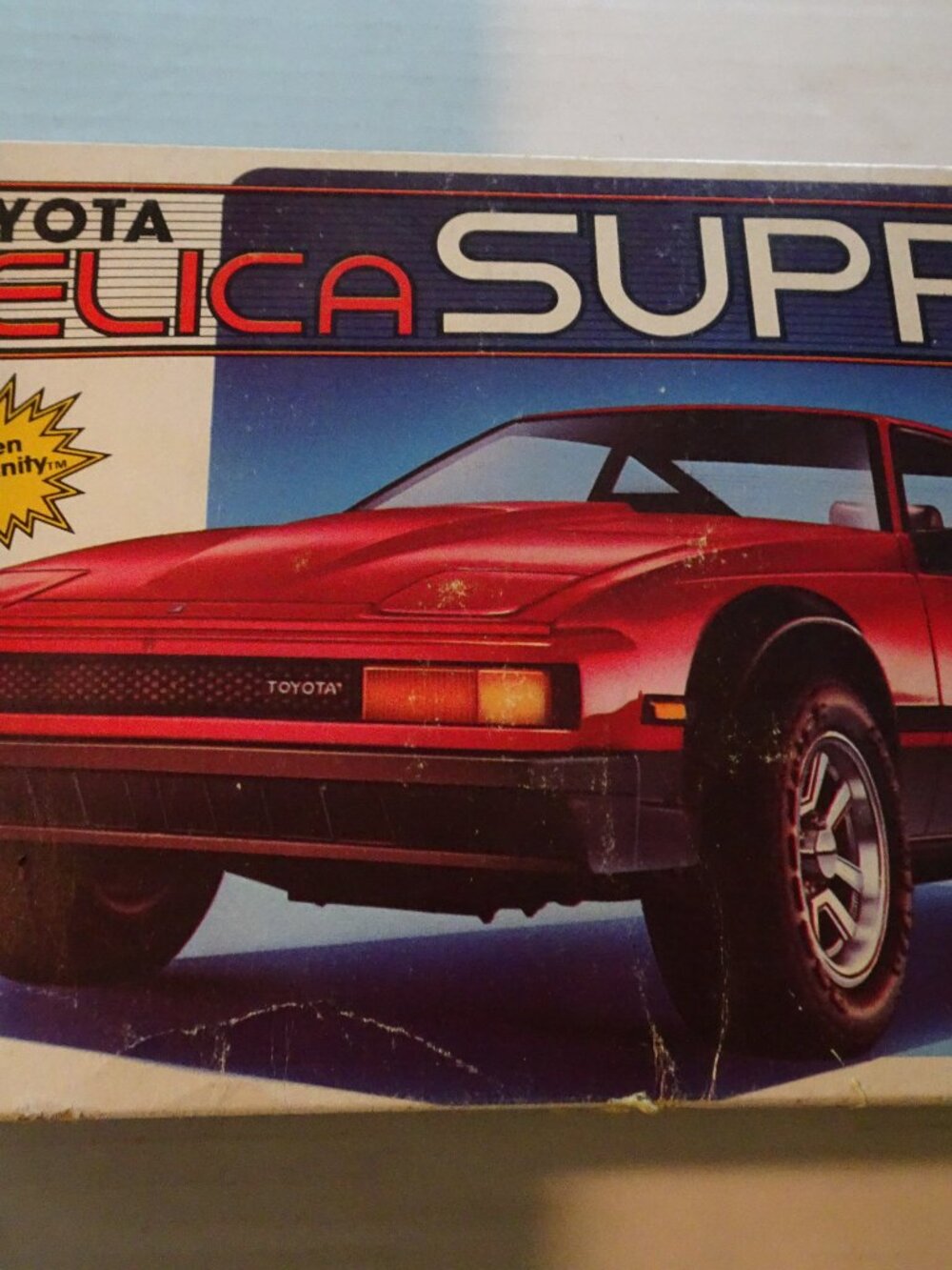 Toyota Celica Supra 1/25 Scale Model Kit - Open Box - 1983 - MPC - #1-0841 -Red